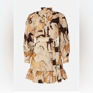 Karen Millen Horse Print Long Sleeve Dress